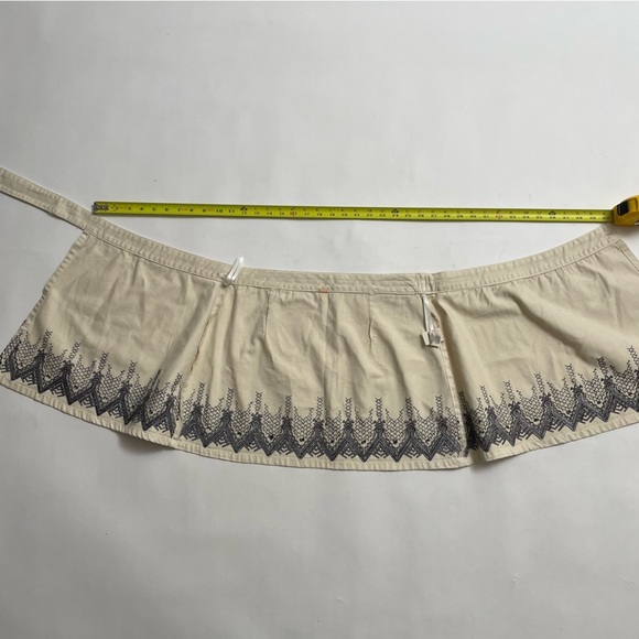 FREE PEOPLE canvas embroidered wrap skirt - Picture 5 of 10